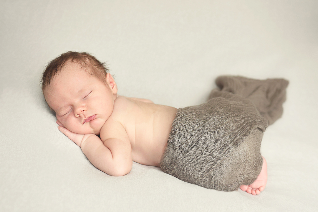 baby asleep captured by norfolk newborn photographer Alison Armstrong