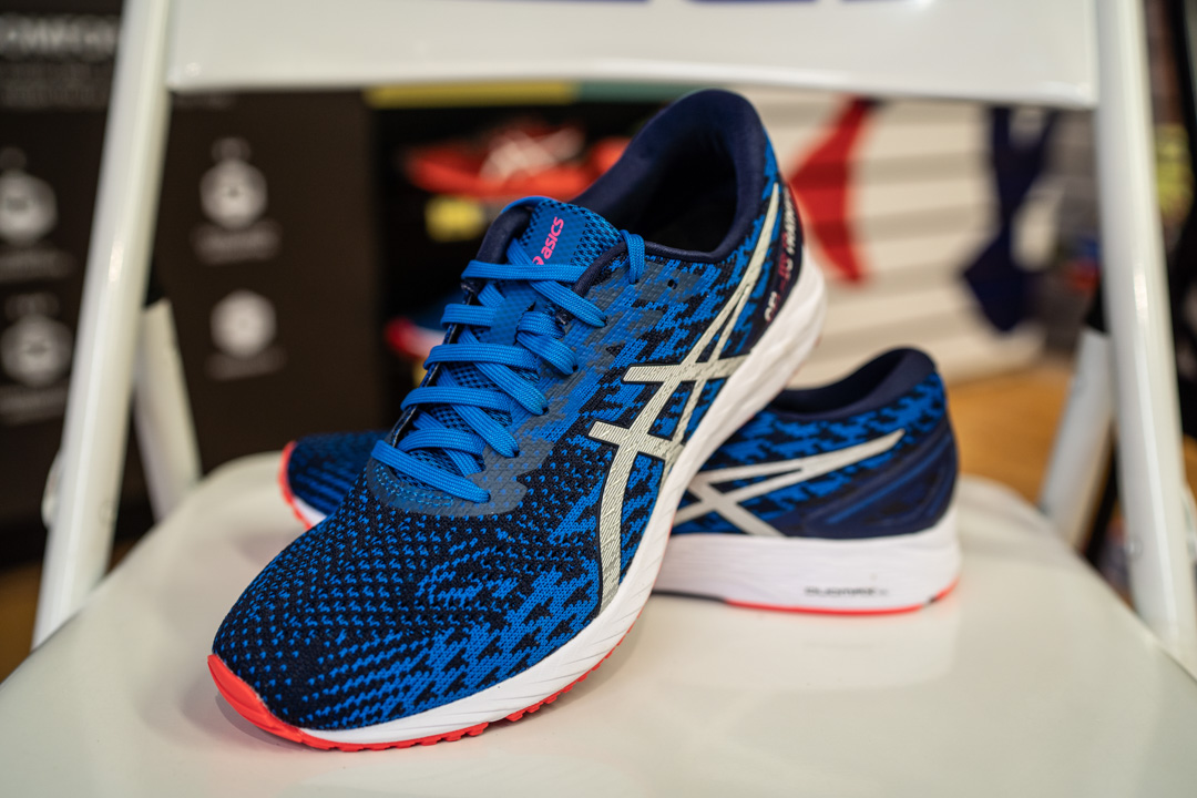 oasics running shoes during product photography session Norfolk